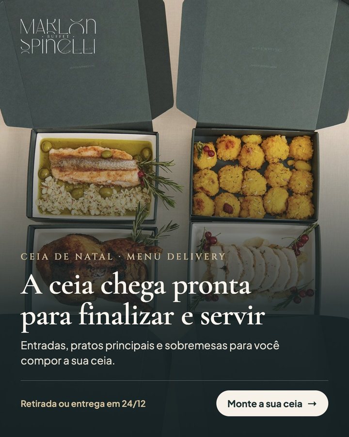 Criativo da ceia delivery