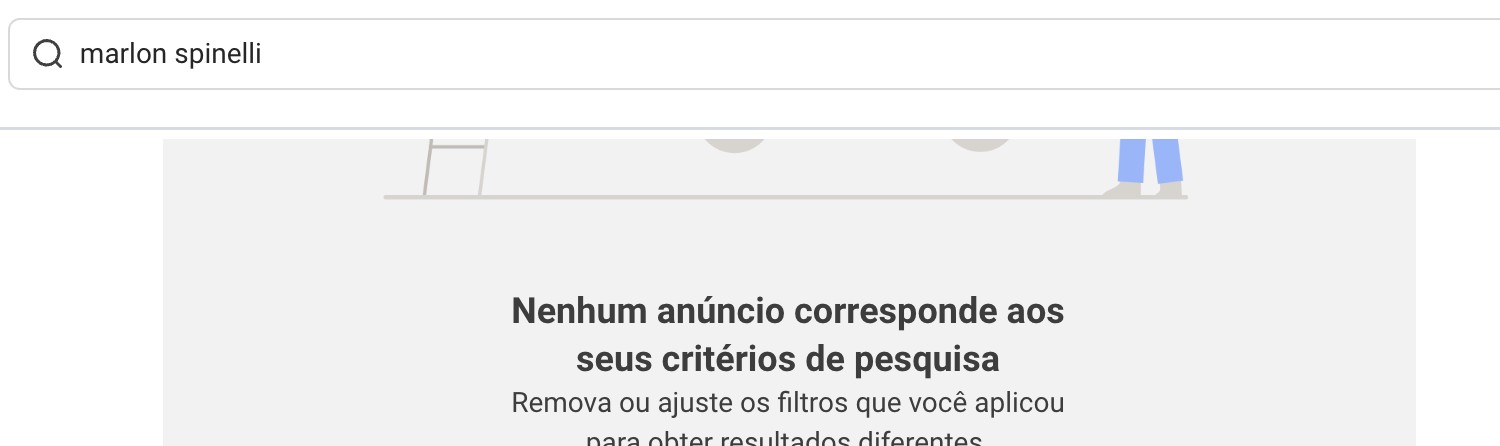 Biblioteca de Anúncios sem anúncios do buffet