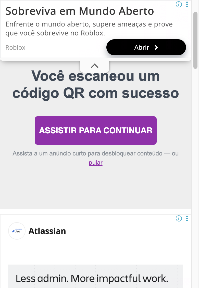 Cardápio da Linha Celebrar no celular